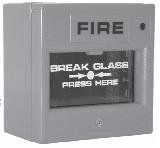 Pulsador Manual rompa el cristal serie WR2001-Notifier - Zensitec